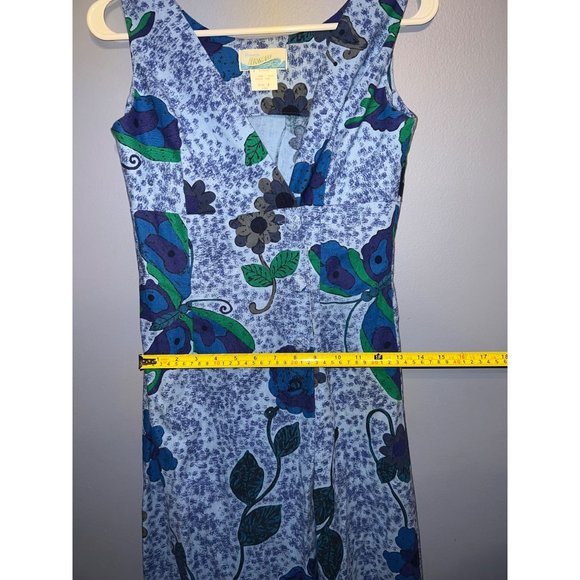Vintage 70s Penneys Hawaii Women’s Floral Button Front Floral Maxi Dress Size 8 - Picture 10 of 11